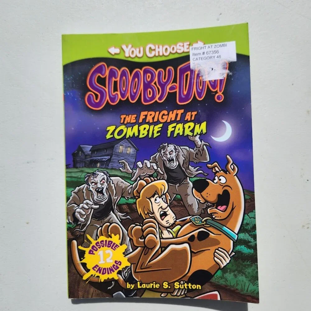 Children's Books Book Bundle Lot Set 4 Scooby Doo Chapter Books Book Zombie Chas